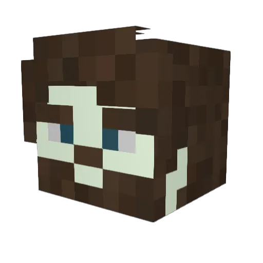 Zeppos0927 Minecraft avatar head, 3D render