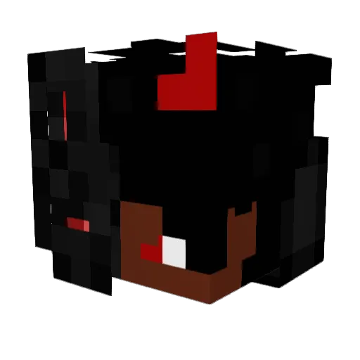 ZeppyFross Minecraft avatar head, 3D render