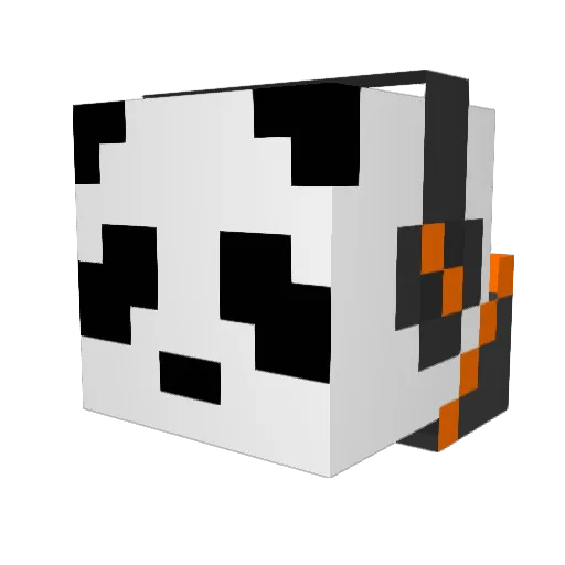 Zepro201 Minecraft avatar head, 3D render
