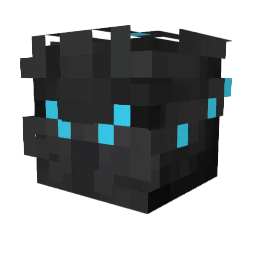 Zeptar Minecraft avatar head, 3D render