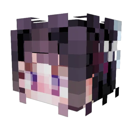 Zer0221 Minecraft avatar head, 3D render