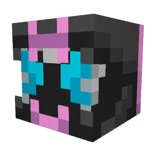 Zer0Ace_ Minecraft avatar head, 3D render