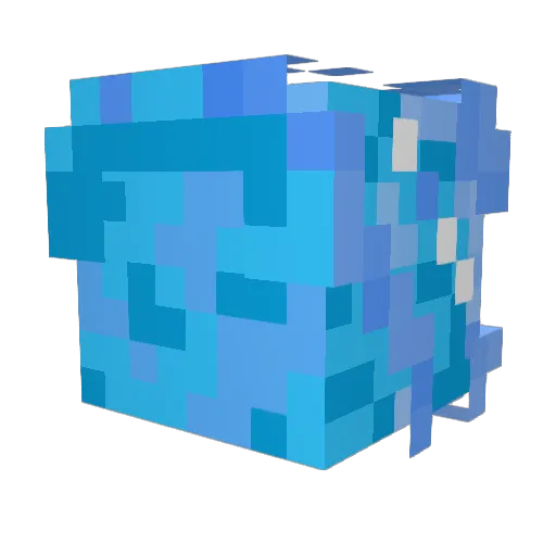 Zer0Vyr Minecraft avatar head, 3D render