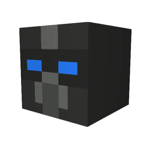 Zer0_Co0l Minecraft avatar head, 3D render