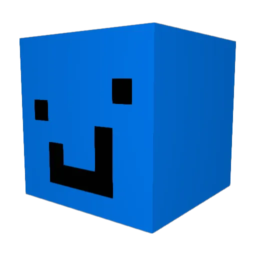 Zer1o Minecraft avatar head, 3D render