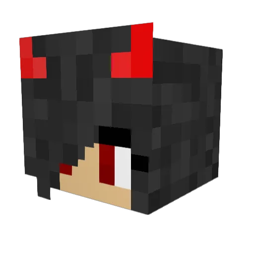 Zera05 Minecraft avatar head, 3D render