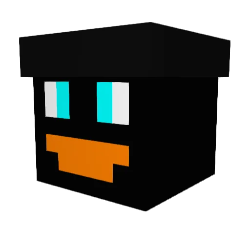 Zerberuss1 Minecraft avatar head, 3D render
