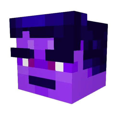 ZerbieTheSlug Minecraft avatar head, 3D render