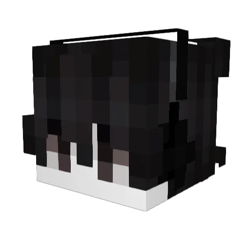 Zercss Minecraft avatar head, 3D render