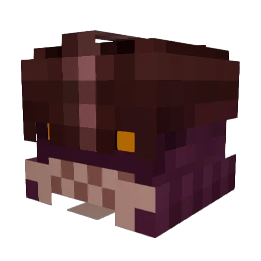 Zergsilla Minecraft avatar head, 3D render