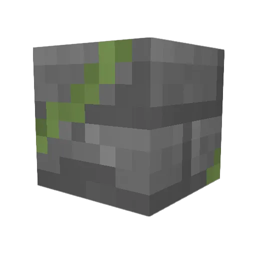Zerlans_ Minecraft avatar head, 3D render