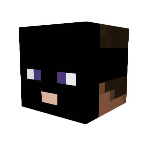 ZerniqPL Minecraft avatar head, 3D render