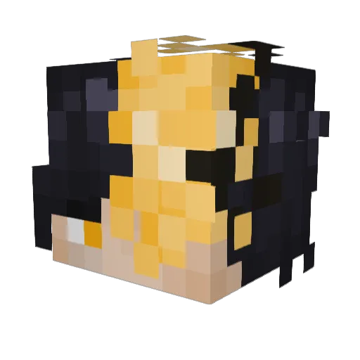 Zero0503 Minecraft avatar head, 3D render