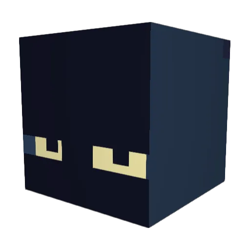 Zero10102O Minecraft avatar head, 3D render