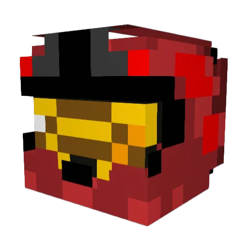 Zero2bestgirl Minecraft avatar head, 3D render