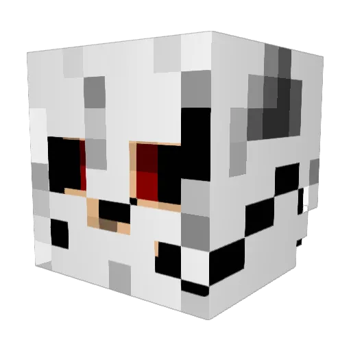 Zero3399 Minecraft avatar head, 3D render