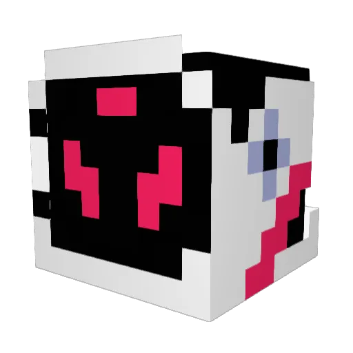 Zero635 Minecraft avatar head, 3D render
