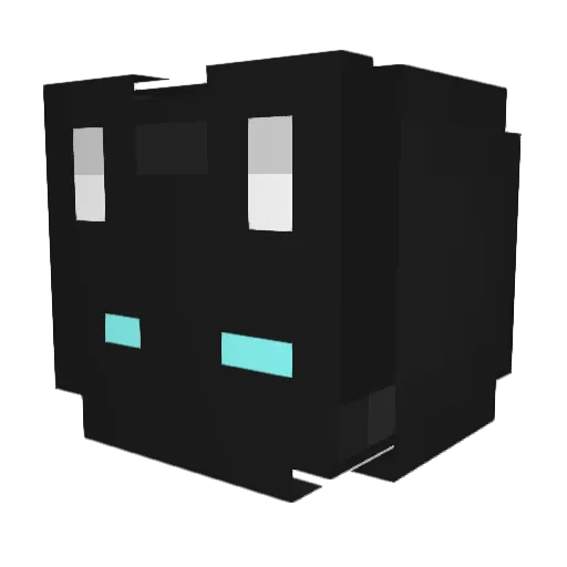 ZeroAluap Minecraft avatar head, 3D render