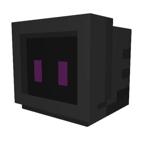 ZeroClu Minecraft avatar head, 3D render
