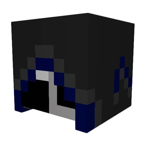 ZeroDomino Minecraft avatar head, 3D render