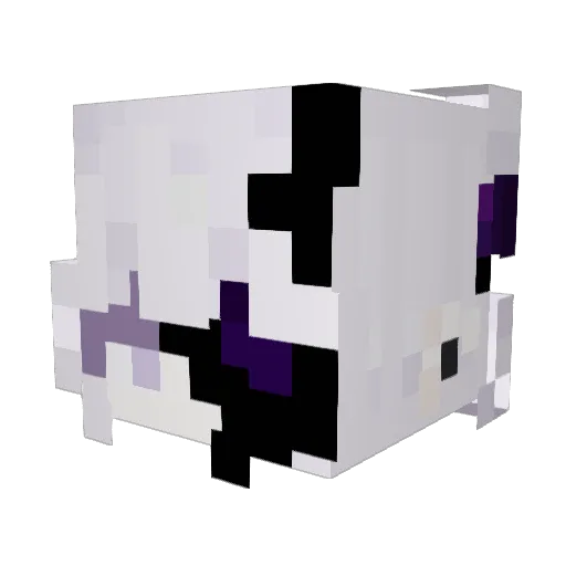 ZeroDreamMaker Minecraft avatar head, 3D render