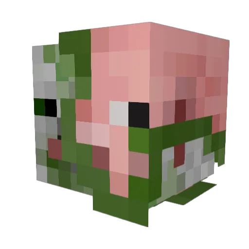 ZeroFallz Minecraft avatar head, 3D render