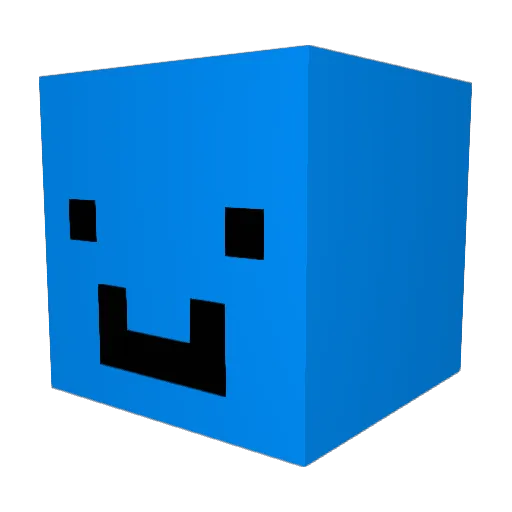 ZeroFeeling Minecraft avatar head, 3D render