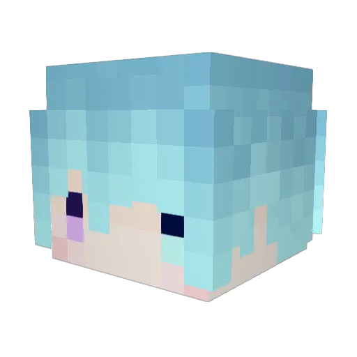 ZeroFour2004 Minecraft avatar head, 3D render