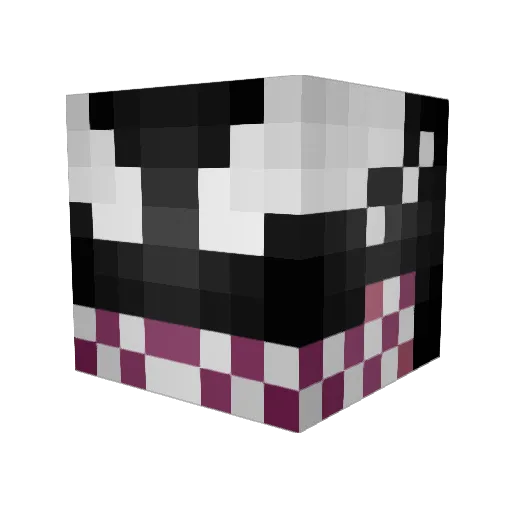 ZeroGT00 Minecraft avatar head, 3D render