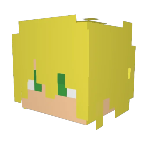 Minecraft-Avatar von ZeroGama_: Kopf als 3D-Render