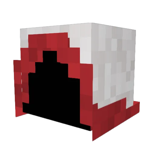 ZeroH2R_ Minecraft avatar head, 3D render