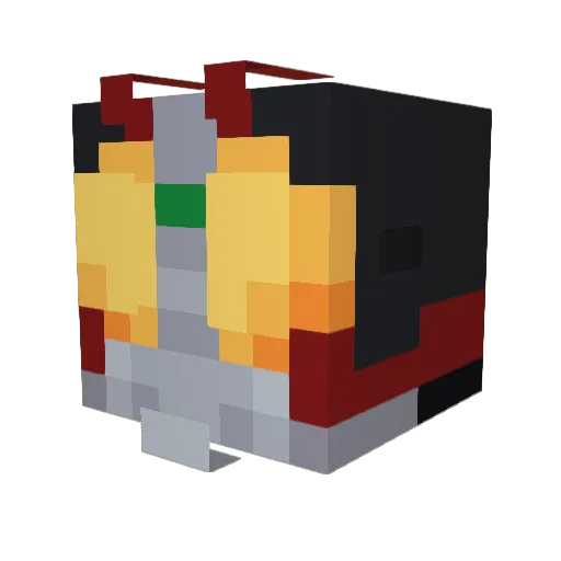 ZeroHmongScope Minecraft avatar head, 3D render
