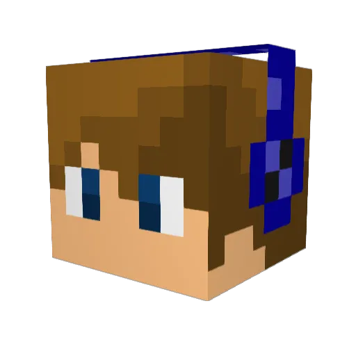 ZeroKadaver Minecraft avatar head, 3D render