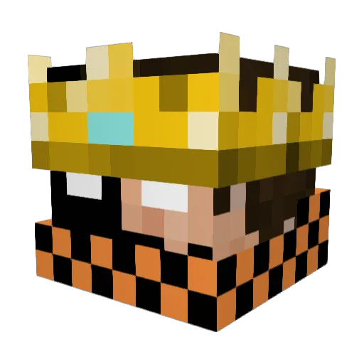 ZeroMatrix Minecraft avatar head, 3D render