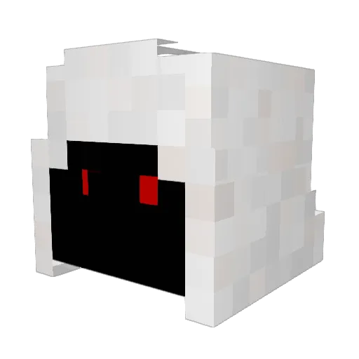 ZeroNoBaka Minecraft avatar head, 3D render
