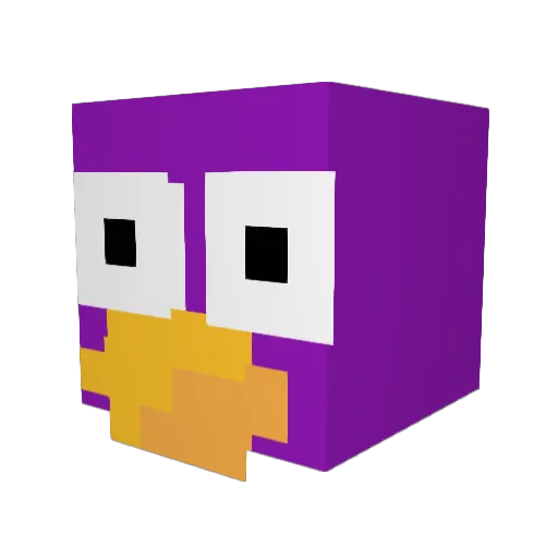 ZeroOnLunar Minecraft avatar head, 3D render