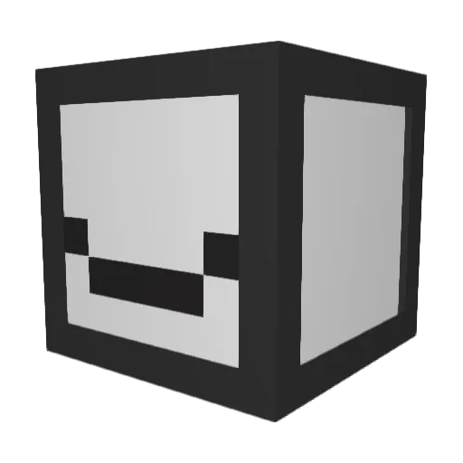 ZeroRepentance Minecraft avatar head, 3D render