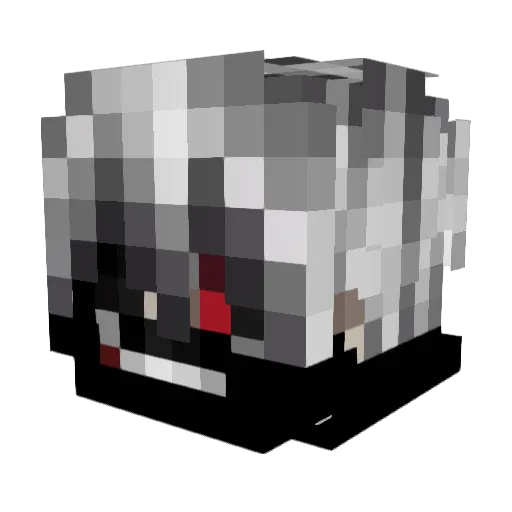 ZeroSevenTwo Minecraft avatar head, 3D render