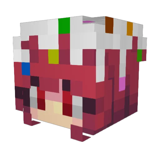 ZeroSnyde Minecraft avatar head, 3D render