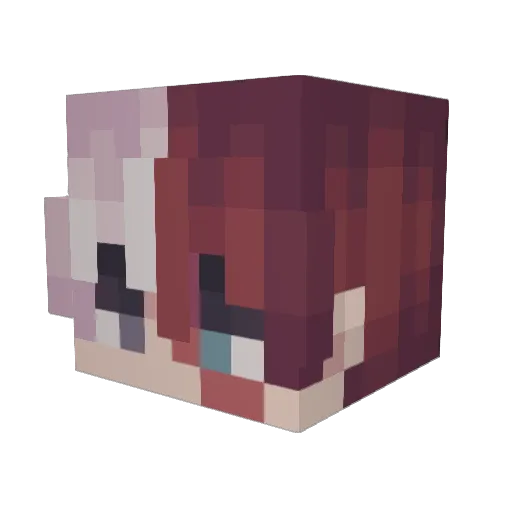 ZeroX127 Minecraft avatar head, 3D render