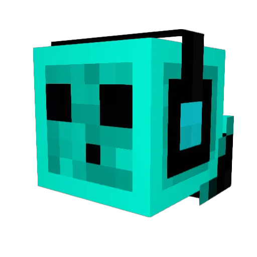 ZeroXD24 Minecraft avatar head, 3D render