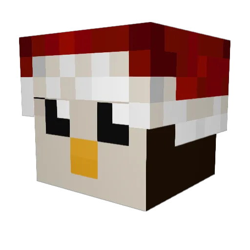 ZeroZen21 Minecraft avatar head, 3D render