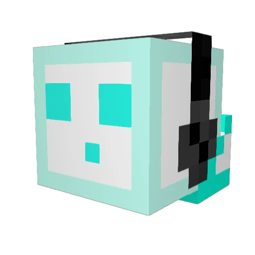 ZeroZizo Minecraft avatar head, 3D render