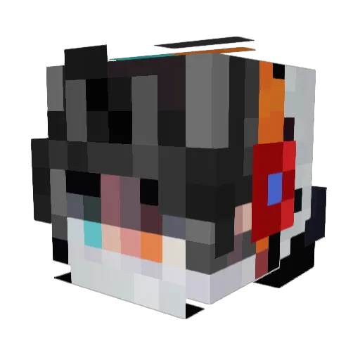 Zero_K_Plasma Minecraft avatar head, 3D render