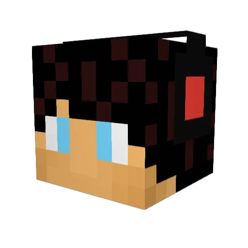 Zero_Killt Minecraft avatar head, 3D render
