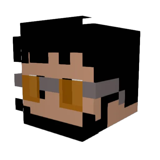 Zero_Psych0 Minecraft avatar head, 3D render