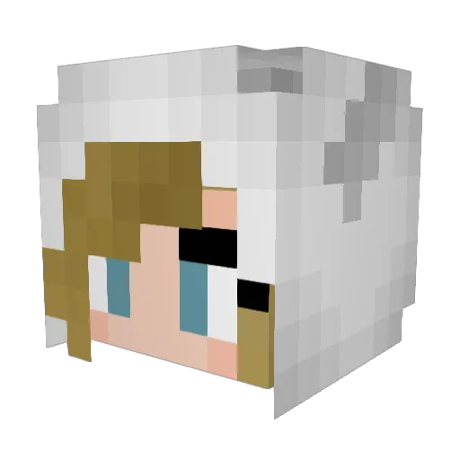 Zeroestoheroes Minecraft avatar head, 3D render