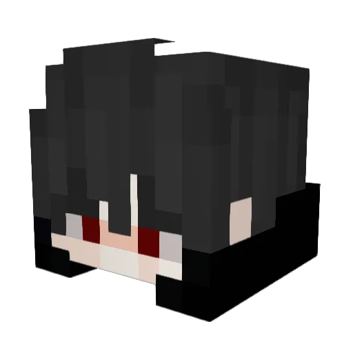 Zerofuju Minecraft avatar head, 3D render