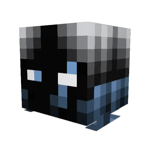 Zerohauer Minecraft avatar head, 3D render