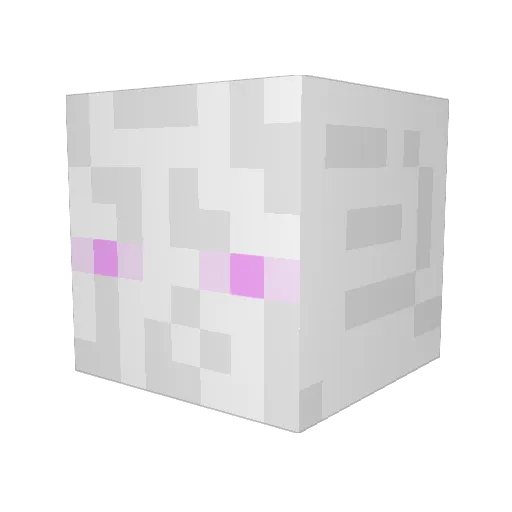 Zeropoint01 Minecraft avatar head, 3D render